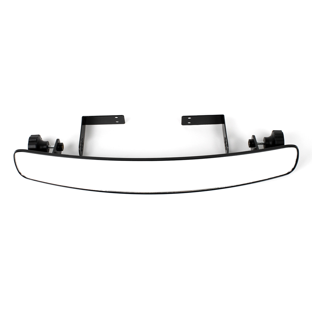 Golf cart rearview convex mirror